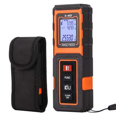 40m (131ft) Laser distance meter bubble level Rangefinder Range finder Tape measure tester